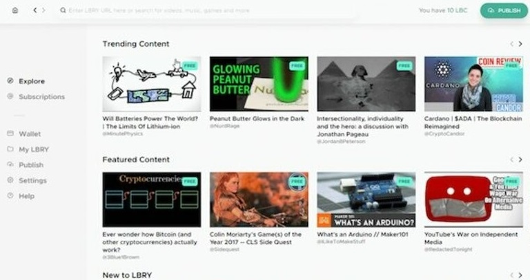 LBRY - Top Video Sharing Sites 2020