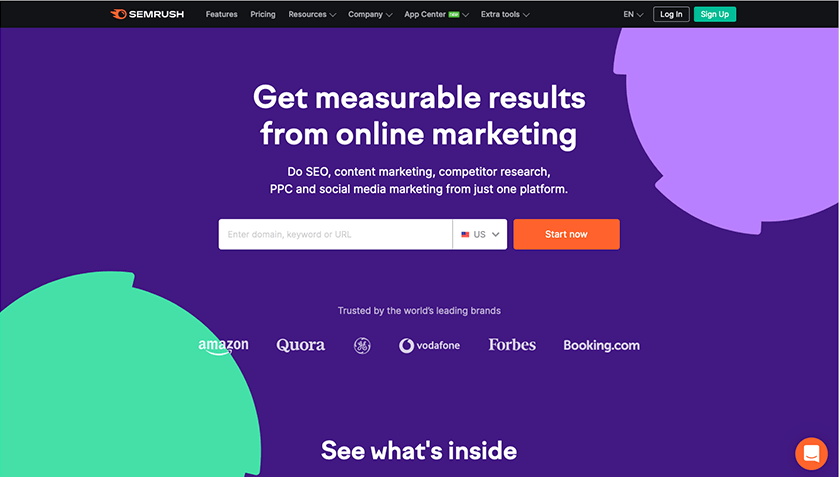 SEMRUSH - Best SEO Tools 2021