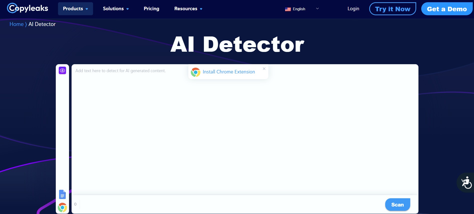 copyleaks AI Content Checker Tool