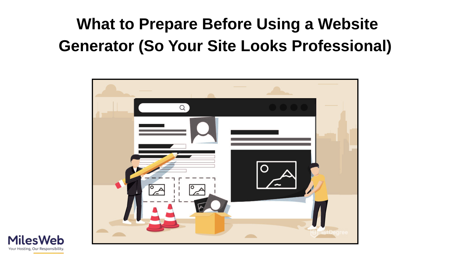 What to Prepare Before Using a Website Generator (So Your Site Looks Professional)
