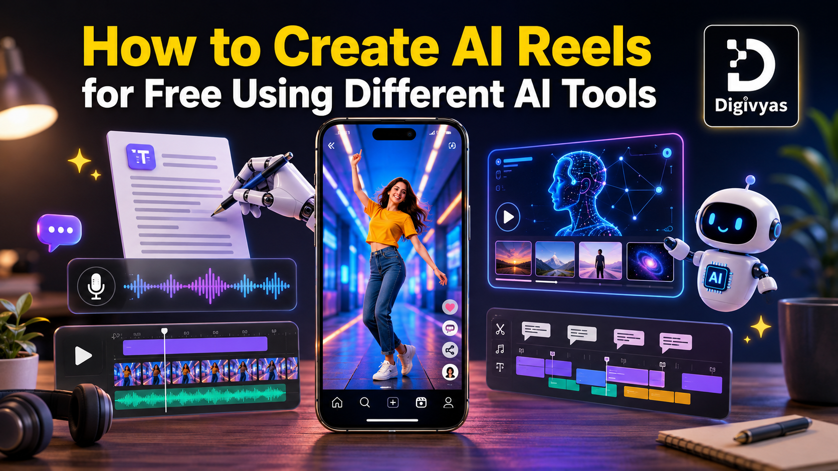How to Create AI Reels for Free Using Different AI Tools