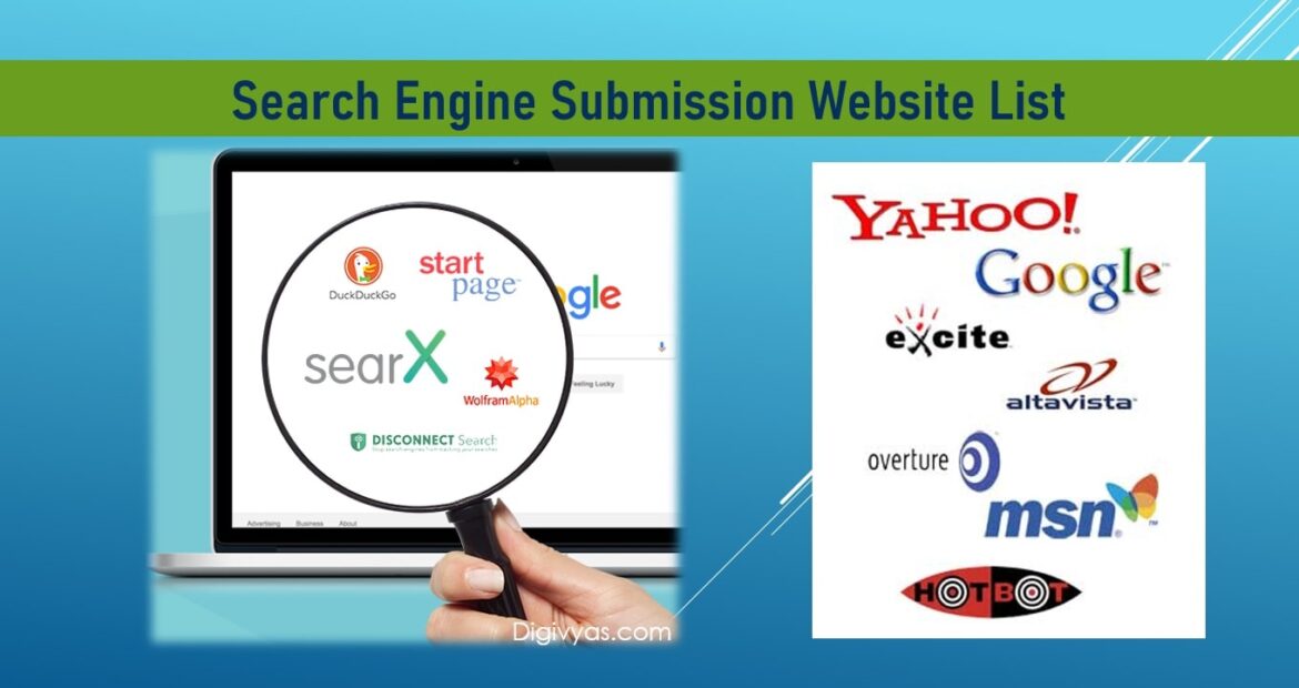 Search Engine Submission Website List 2021