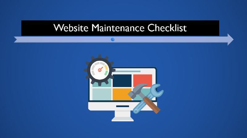 website maintenance checklist